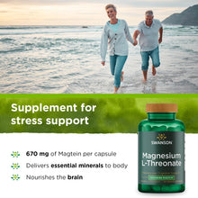 Swanson, Magnesium L-Threonate, 90 Veggie Capsules Swanson