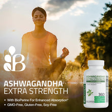 Bronson Ashwagandha Extra Strength Stress & Mood Support with BioPerine - Non GMO Formula, 120 Vegetarian Capsules THORNE