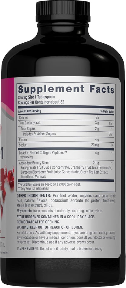 NeoCell Liquid Collagen Pomegranate, 16 oz., 1 Bottle