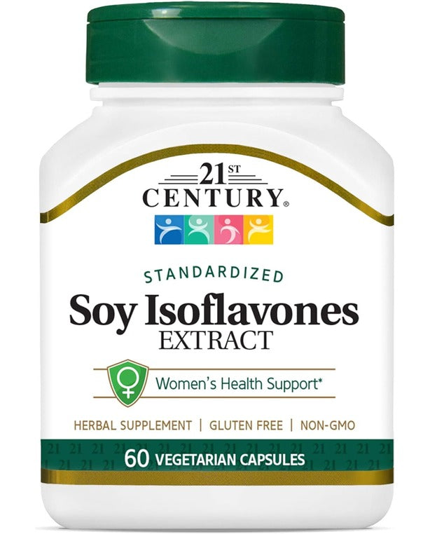 21st Century Soy Isoflavones Veg Capsules, 60Count