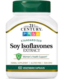 21st Century Soy Isoflavones Veg Capsules, 60Count 21st Century