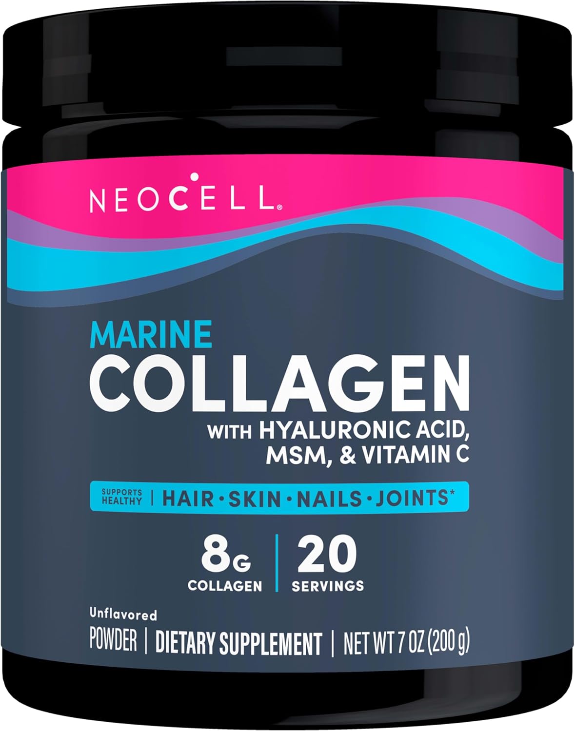 NeoCell Marine Collagen with Beauty Blend; Unflavored Powder 7 oz