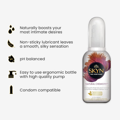 SKYN Natural Chemistry Lubricant – 2.7 fl. oz