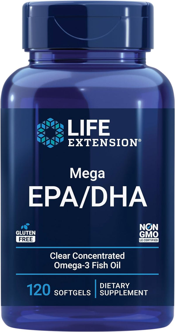 Life Extension, Mega EPA/DHA, 120 Softgels Life Extension