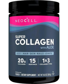 Neocell  Collagen with Aloe; Type 1 & 3; Supports Healthy Hair, Skin & Nails, 10 g Collagen/Serving; 30 Servings; 10.6 Oz NeoCell