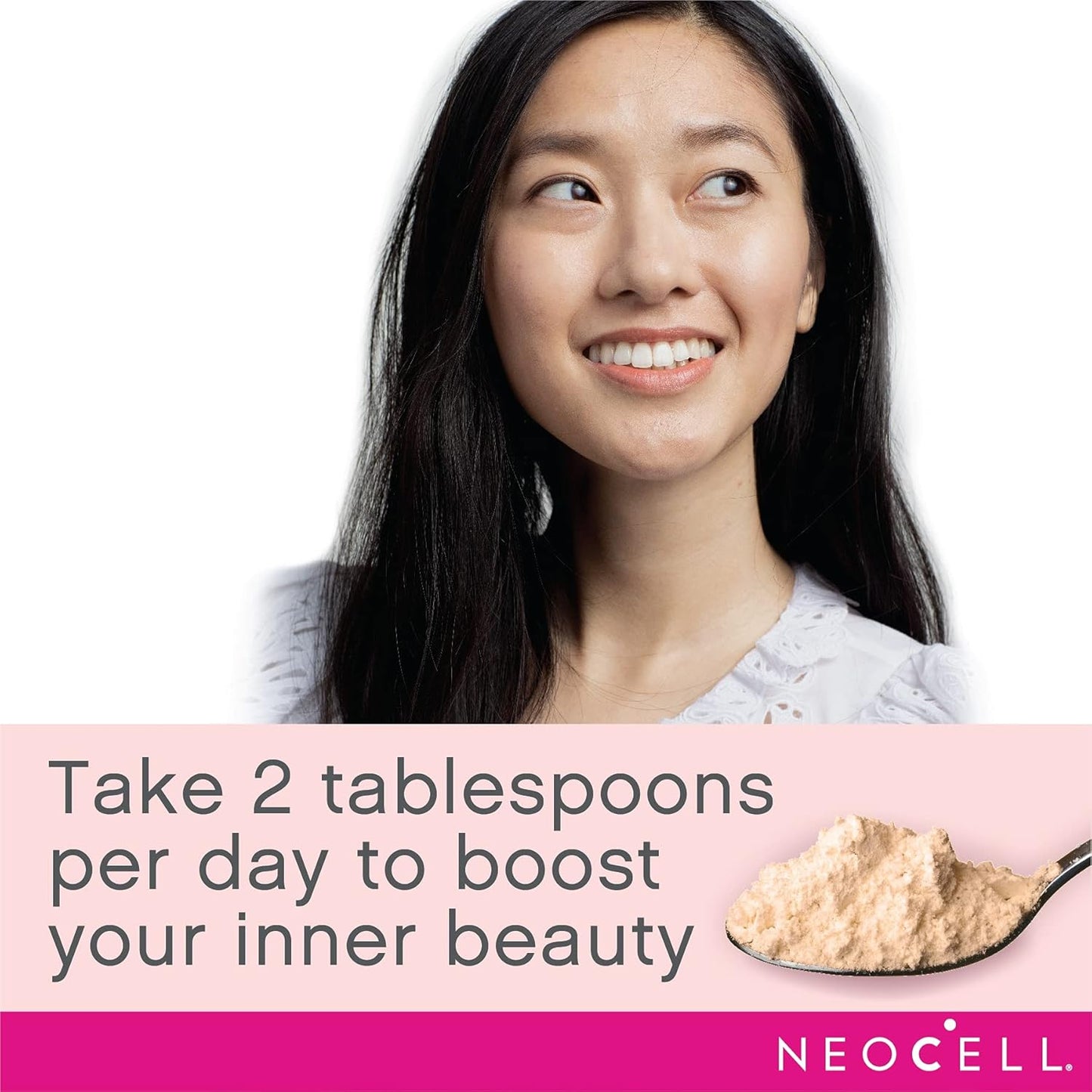 NeoCell Powder Astaxanthin, Vitamin C & Green Tea Rejuvenate & Energize Skin 1 & 3.