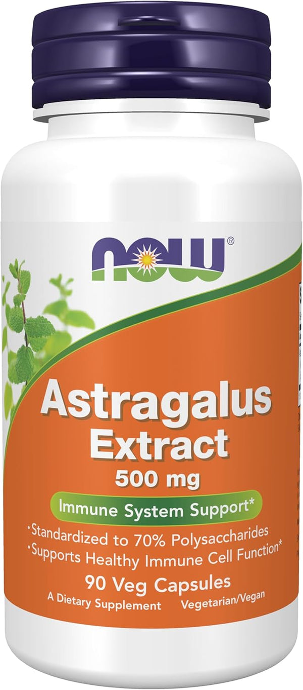 NOW Foods, Astragalus Extract, 500 mg, 90 Veg Capsules now
