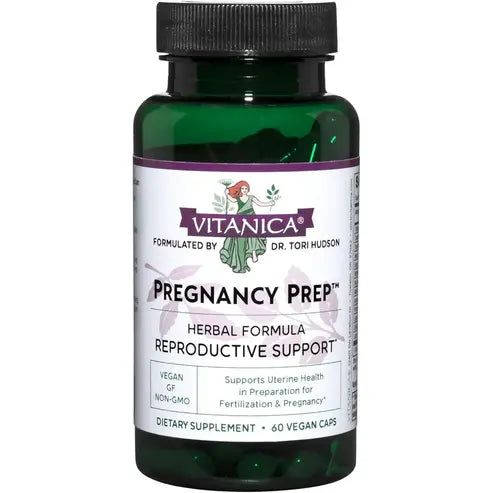 Vitanica Pregnancy Prep, Reproductive System Support, Vegan, 60 Capsules