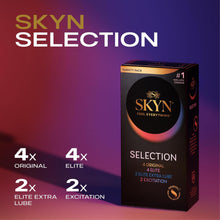 SKYN Selection Non-Latex Condoms, Contains SKYN Elite, Original, Excitation, Extra Lube, Condoms, 36 Count SKYN