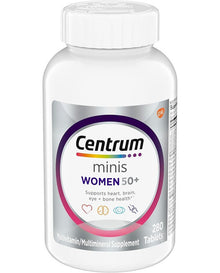 Centrum Minis Silver Women's Multivitamin for Women 50 Plus, Multimineral Supplement with Vitamin D3, B Vitamins, Non-GMO Ingredients, Supports Memory and Cognition in Older Adults - 280 Ct Centrum