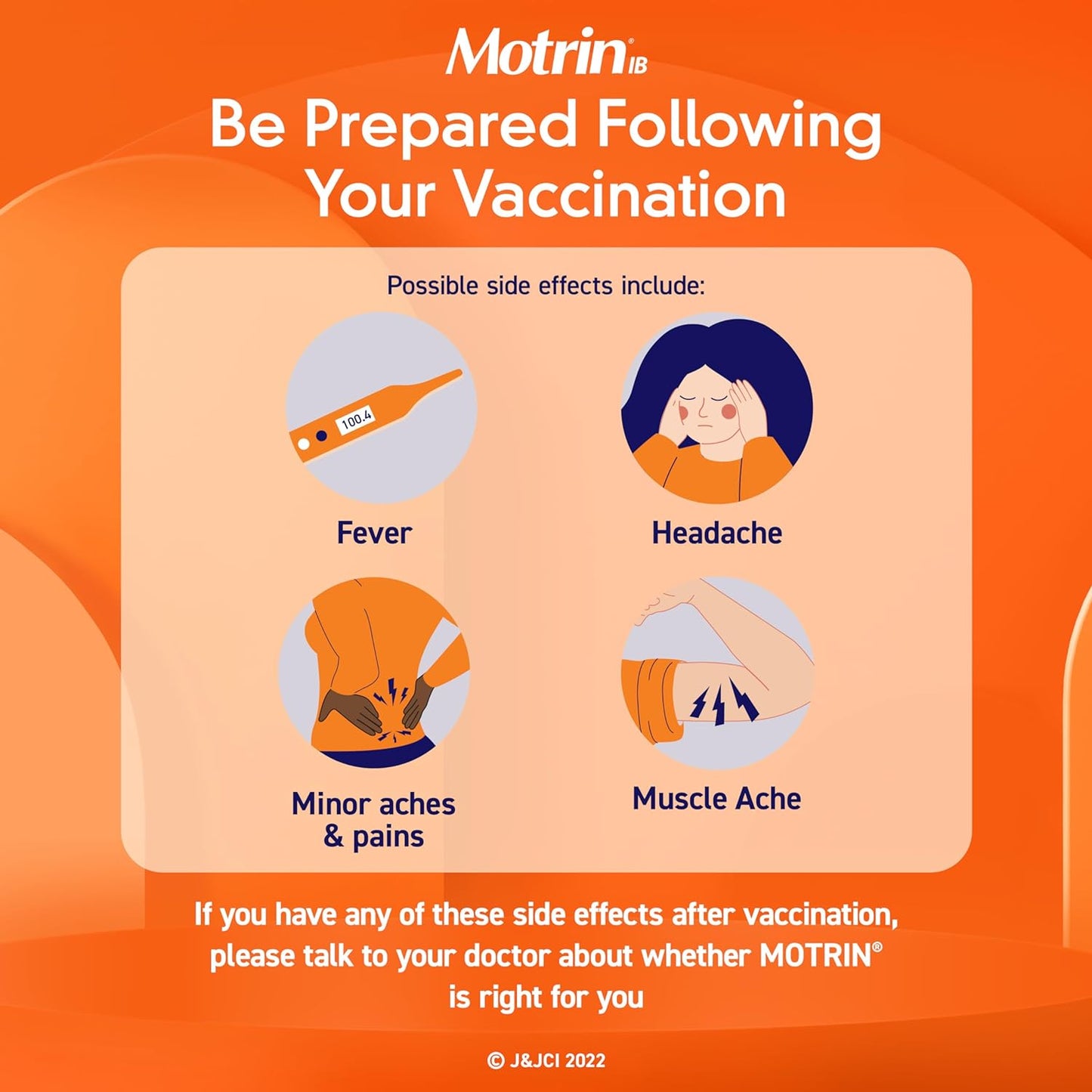 Motrin PM Caplets, 200 mg Ibuprofen & 38 mg Sleep Aid, Nighttime Relief for Minor Pains, 80 ct.
