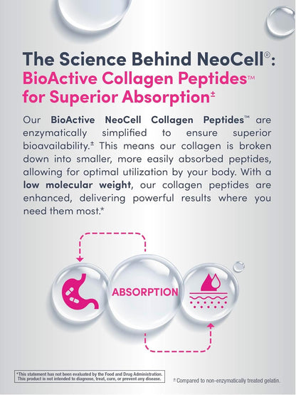 NeoCell Super Collagen C Type I and III - 250 Tablets