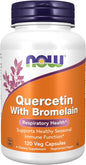 NOW Foods Supplements, Quercetin with Bromelain, Balanced Immune System*, 120 Veg Capsules