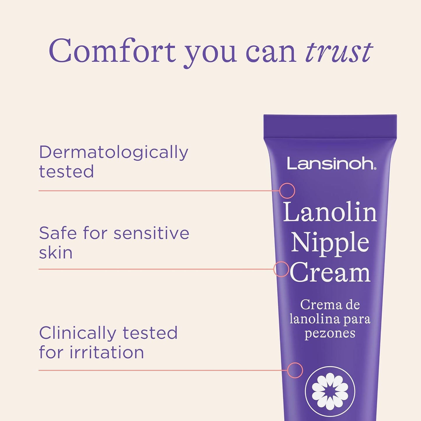Lansinoh Lanolin Nipple Cream, 3 Mini Tubes, 0.25 Ounces