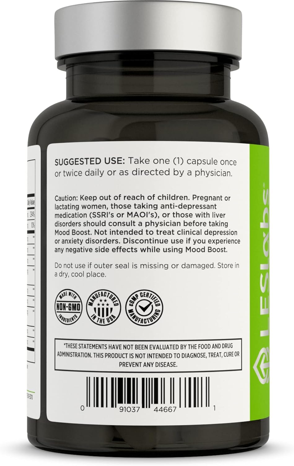LES Labs Mood Boost – Stress Relief, Mood Support, Deep Relaxation & Better Sleep -  60 Capsules