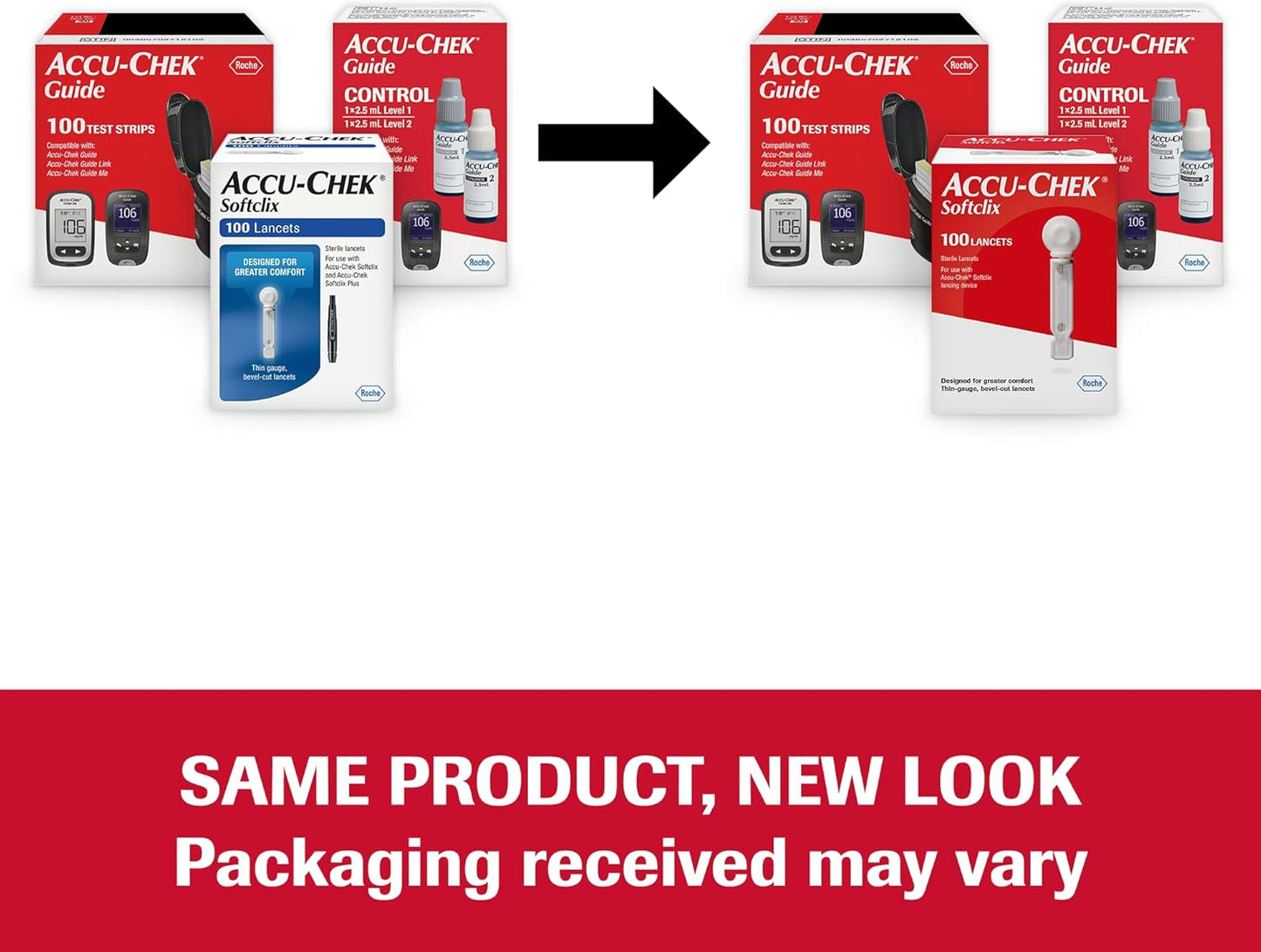 Accu-Chek Softclix Diabetes Lancing Device and 110 Softclix Lancets for Diabetic Blood Glucose Testing (Packaging May Vary)