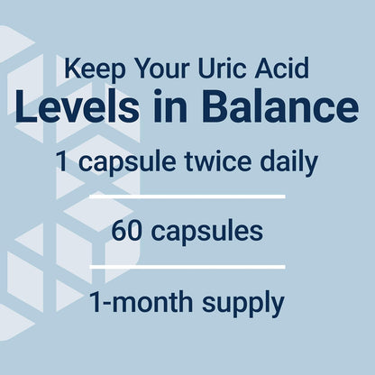 Life Extension, Uric Acid Control, 60 Vegetarian Capsules