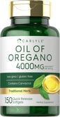 Carlyle Oregano Oil 4000mg Supplement | 150 Softgel Capsules