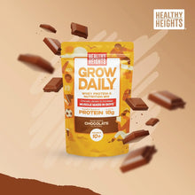 Healthy Heights Grow Daily Boys 10+ Shake Mix Bag Protein Powder (Chocolate) - Developed by Pediatricians - High in Protein Nutritional Shake - Contains Key Vitamins & Minerals Healthy Heights