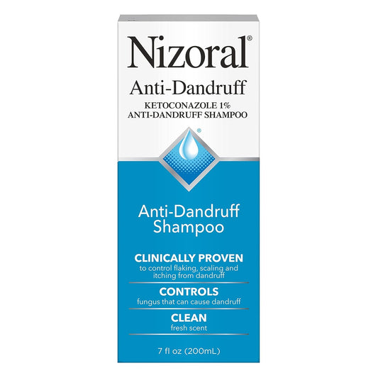 Nizoral Anti-Dandruff Shampoo with 1% Ketoconazole, Fresh Scent,7 Fl Oz