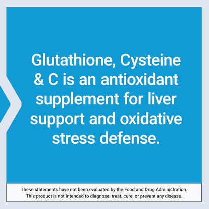 Life Extension Glutathione, Cysteine & C, 500 mg of Vitamin C, 100 Capsules