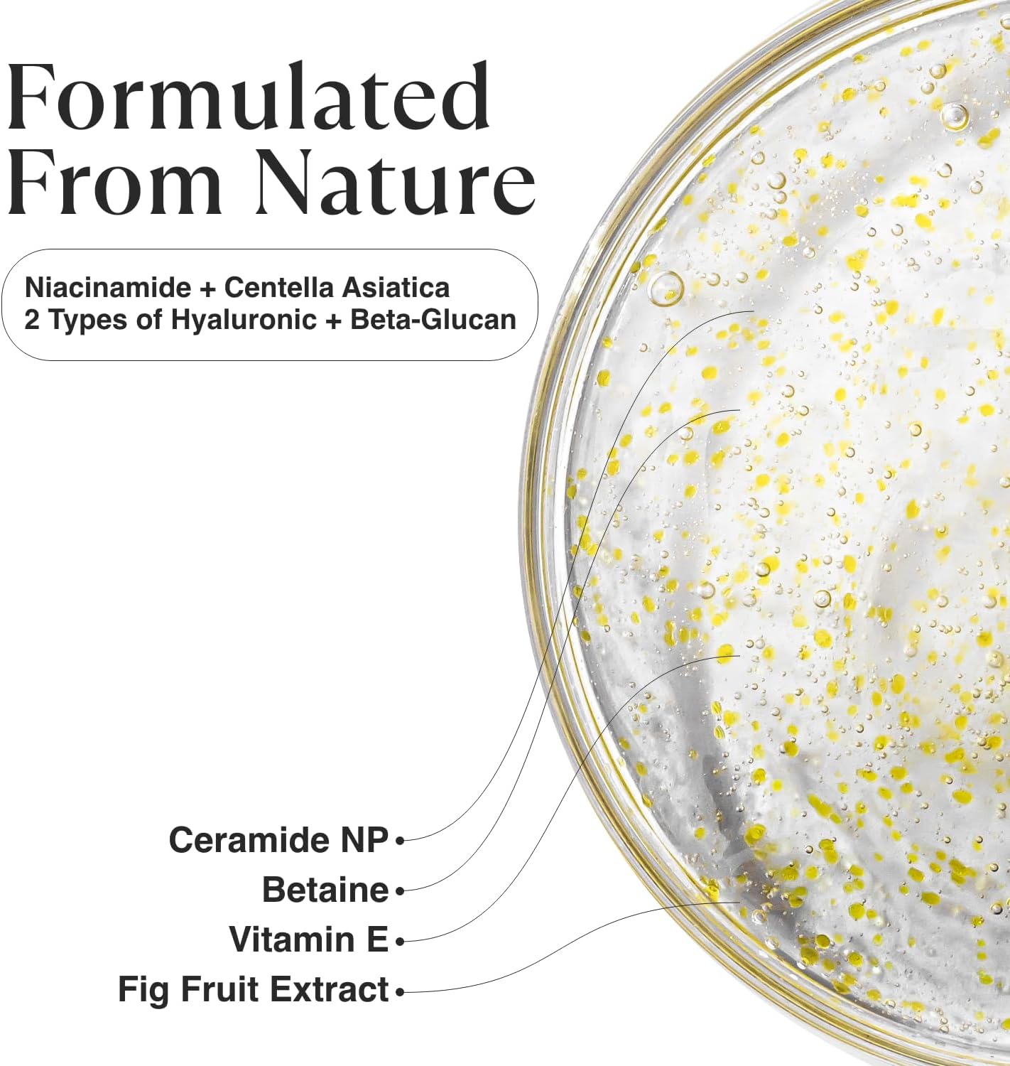 MATKAS Korean Niacinamide Serum for Face Antioxidant Ampoule Brightening + Glow + Ceramides + Vitamin E + Hyaluronic Acid + Beta-Glucan for Anti-Aging, Radiance, Even Skin Tone, Oil Pore Reducer