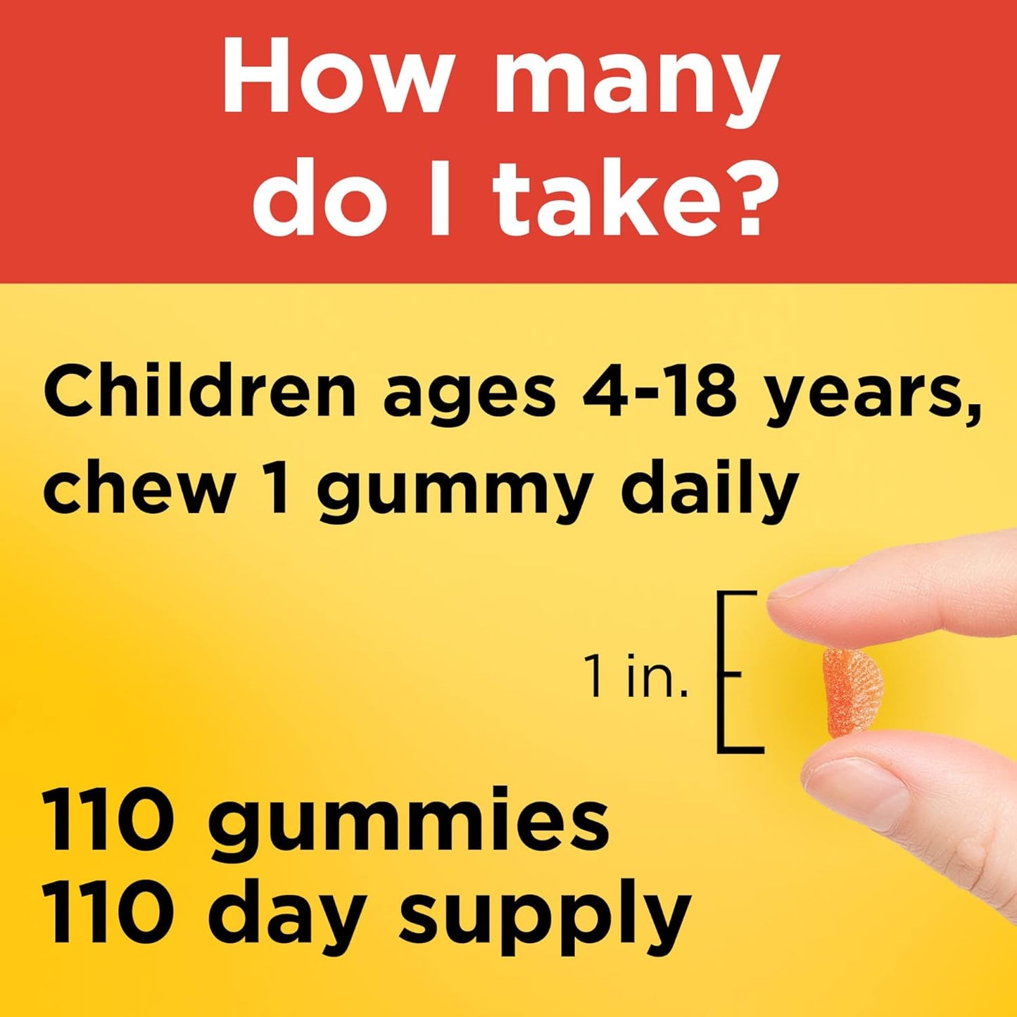 Nature Made Kids First Vitamin C Gummies, 110 count