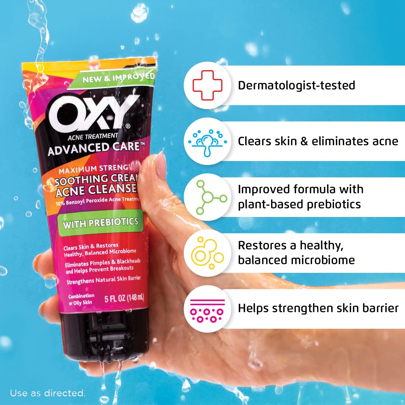 Oxy Acne Cleanser Maximum Strength, 5.0 Fl Oz