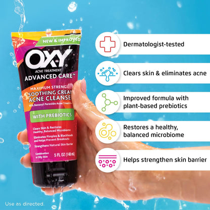 Oxy Acne Cleanser Maximum Strength, 5.0 Fl Oz
