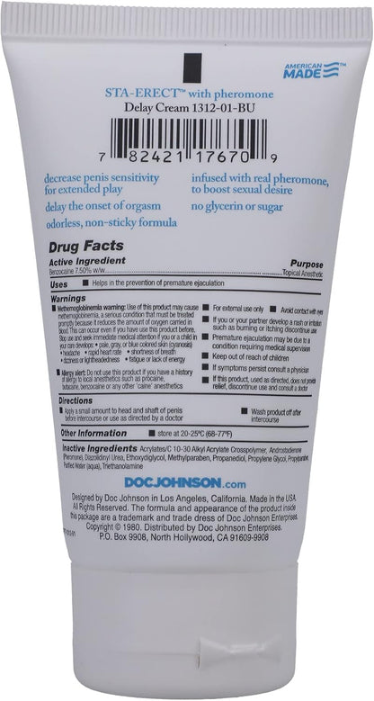 Doc Johnson Power Plus Delay Cream for Men