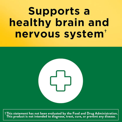 Nature Made Super B Complex with Vitamin C and Folic Acid, Dietary Supplement for Immune Support, 60 Tablets