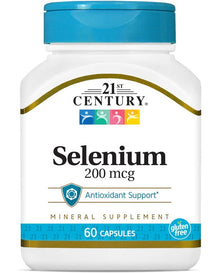 21st Century Selenium 200 mcg Capsules, 60 Count 21st Century
