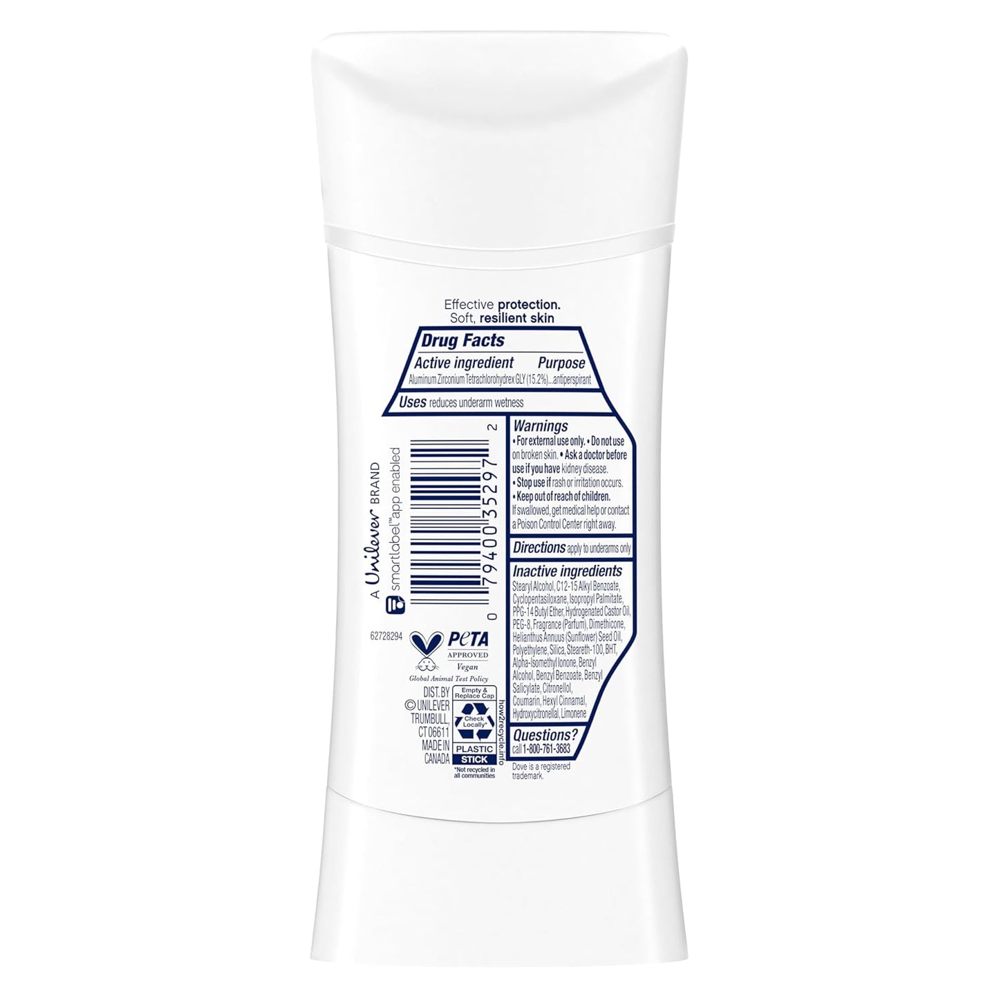 Dove Advanced Care Antiperspirant Deodorant, 2.6 oz