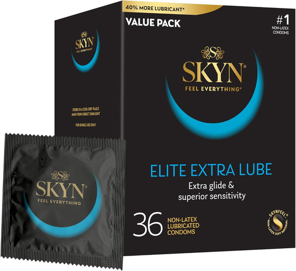 SKYN Elite Extra Lubricated Condoms, 36 Count SKYN