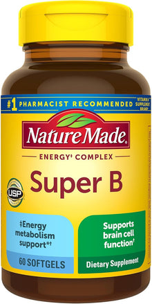 Nature Made Super B Energy Complex - 60 softgels Nature Made