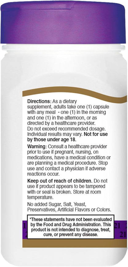 21st Century DHEA 25 mg Capsules, 90 Count