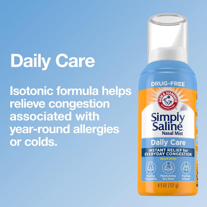 Simply Saline Nasal Care Daily Mist 4.5oz