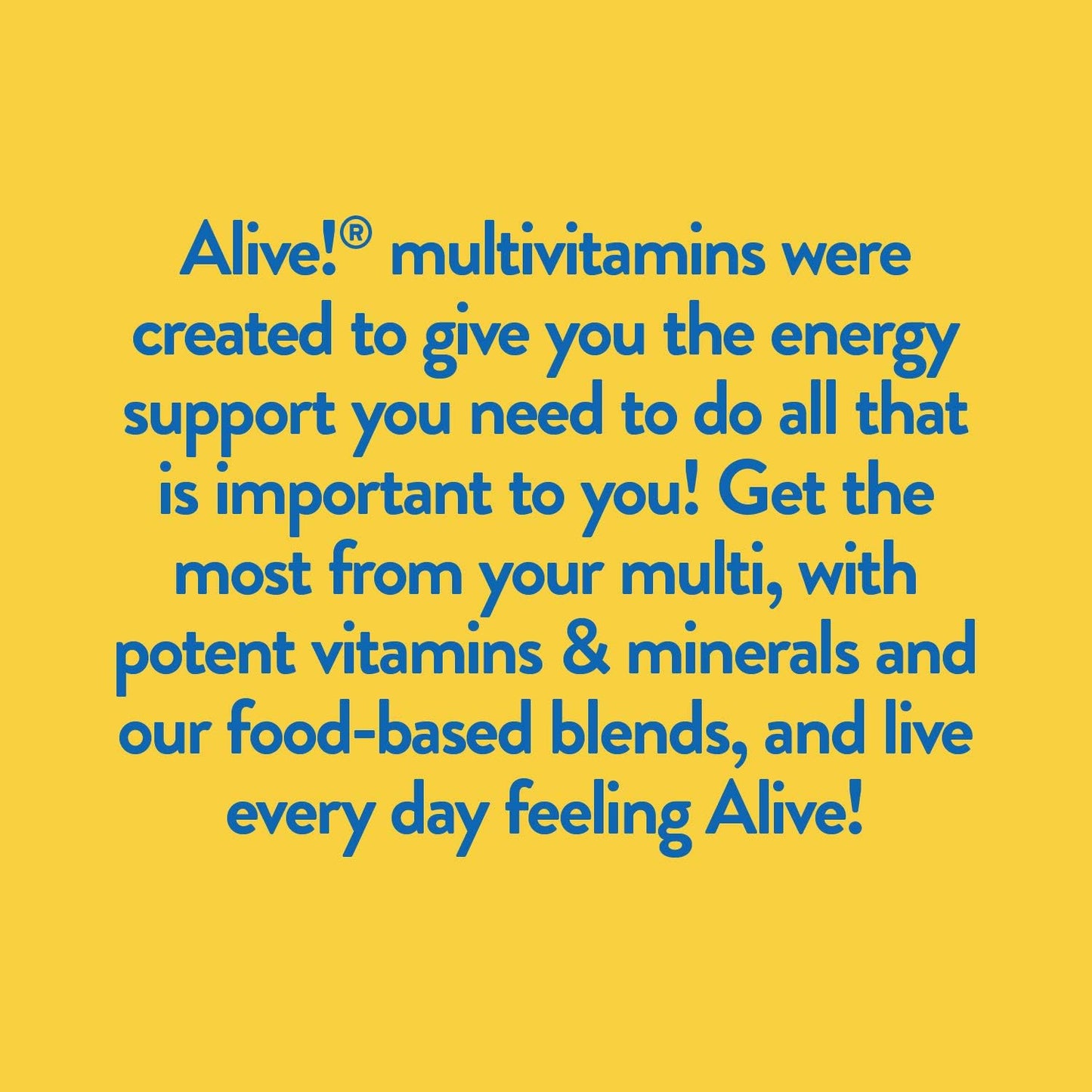 Alive! Men's 50+ Complete Daily Multivitamin Tablets, 50 Count