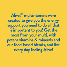 Alive! Men's 50+ Complete Daily Multivitamin Tablets, 50 Count Nature's Way
