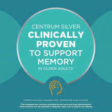 Centrum Silver Women's Multivitamin for Women 50 Plus, Multivitamin/Multimineral Supplement with Vitamin D3, B Vitamins, Calcium and Antioxidants Centrum