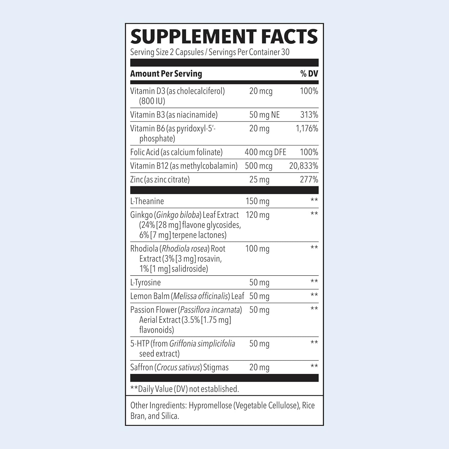 LifeSeasons Mood Stabili-T - Emotional Support -60 Capsules