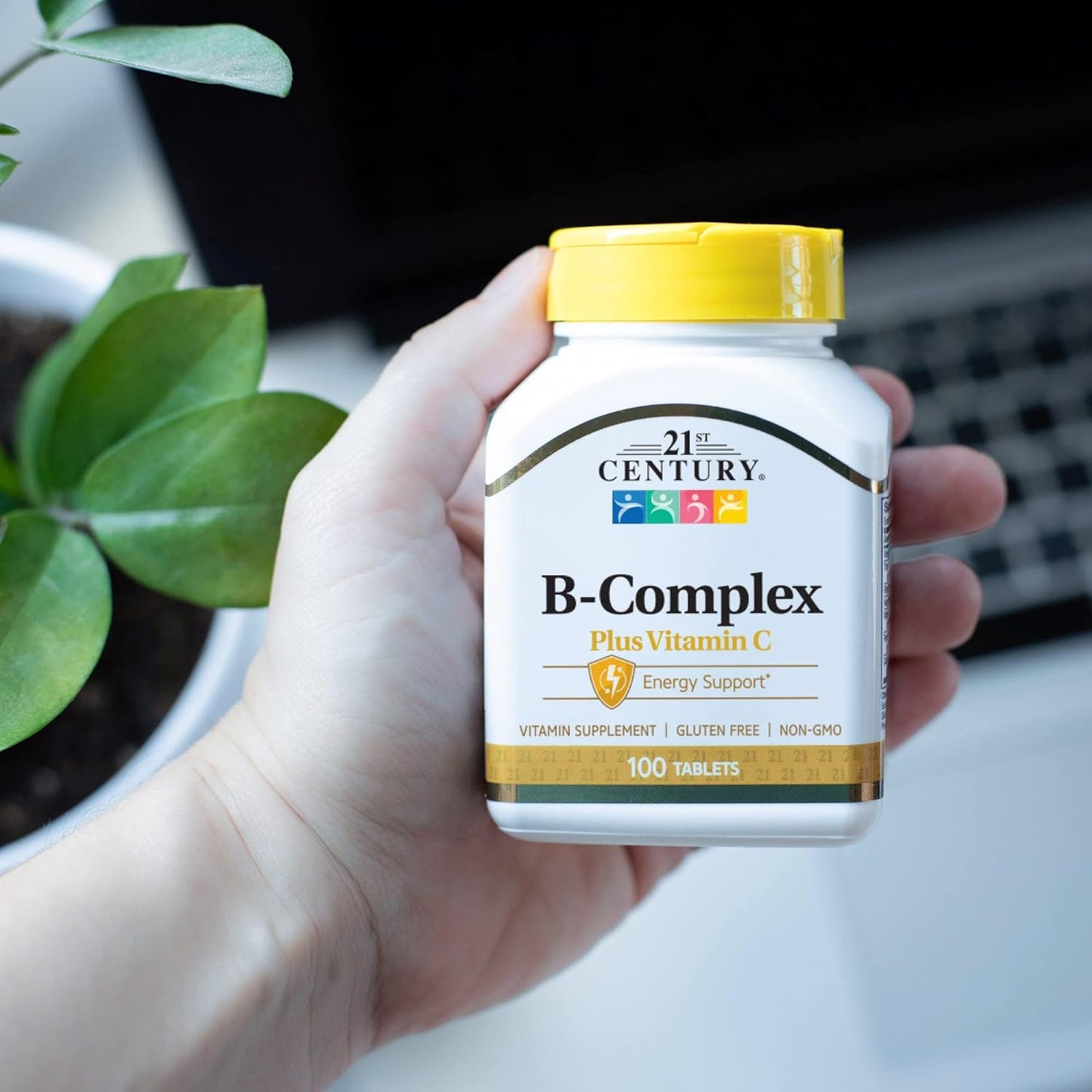 21st Century Healthcare, B Complex Plus Vitamin C, Tablets 100 Count