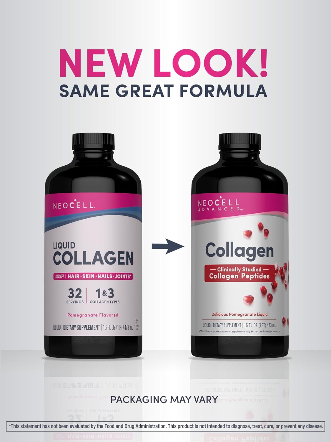 NeoCell Liquid Collagen Pomegranate, 16 oz., 1 Bottle