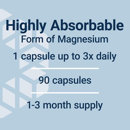 Life Extension Magnesium Glycinate, 90 Capsules