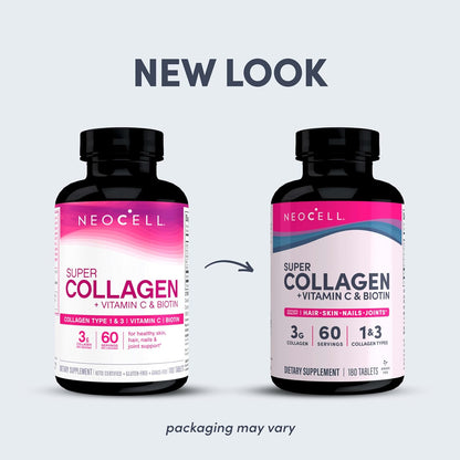 Neocell Super Collagen +Vitamin C & Biotin 180 ct