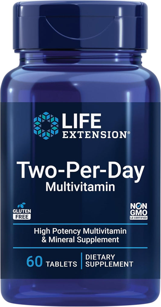 Life Extension, Two-Per-Day Multivitamin, 60  Tablets