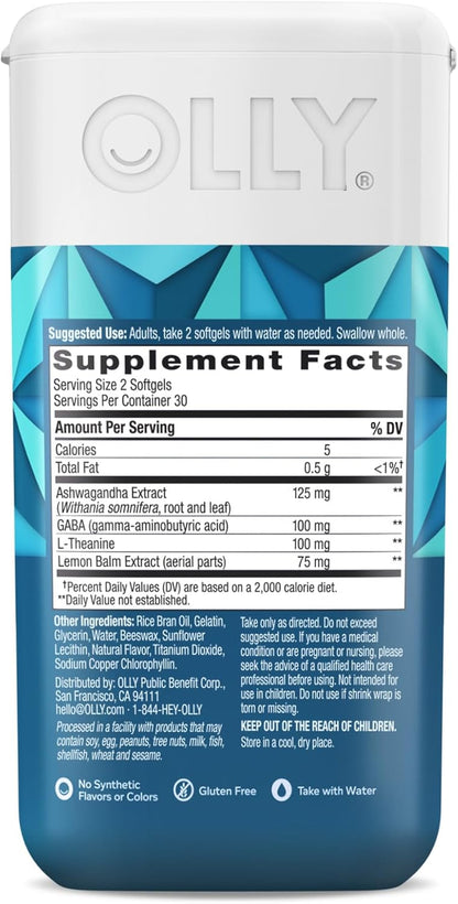 OLLY Ultra Goodbye Stress Softgels, 60ct