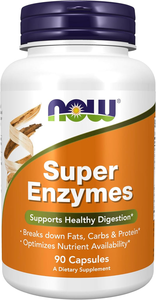 NOW Foods Supplements, Super Enzymes - 90 Capsules