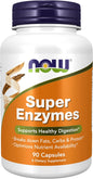NOW Foods Supplements, Super Enzymes - 90 Capsules