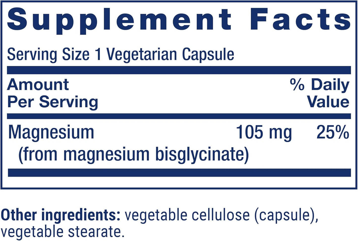 Life Extension Magnesium Glycinate, 90 Capsules